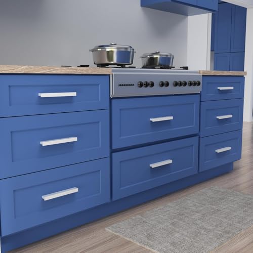 LONTAN 10 x White Handles for Kitchen Cabinets and Cabinets - 160 mm