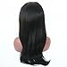 Dovie Hair 360 Glueless Lace Frontal Wig Natural Straight Brazilian Human Virgin Hair 150% Density Pre Plucked Hairline With Baby Hair Bleached Knots Natural Color (16'' 150% density, Natural Color)