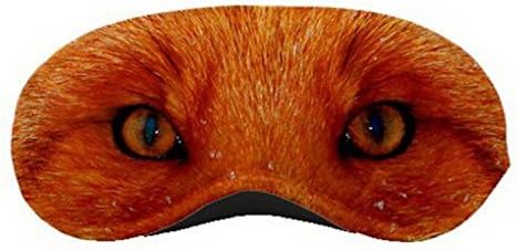 LZME102 Wild Animal RED FOX Custom Sleeping Eye Mask