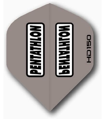Dart Flights US Darts Pentathlon X180 Super Thick Flights - 3 Sets (9 Flights) 180 Micron Standard Red Dart Accessories Robson Dart Flights
