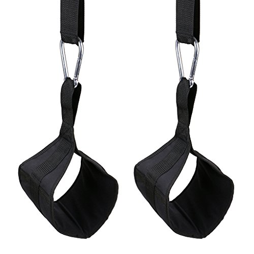 UPC 606719415960, Hipiwe Pair of Gym Hanging Ab Straps With Quick Locks Fitness Sling Abdominal Straps