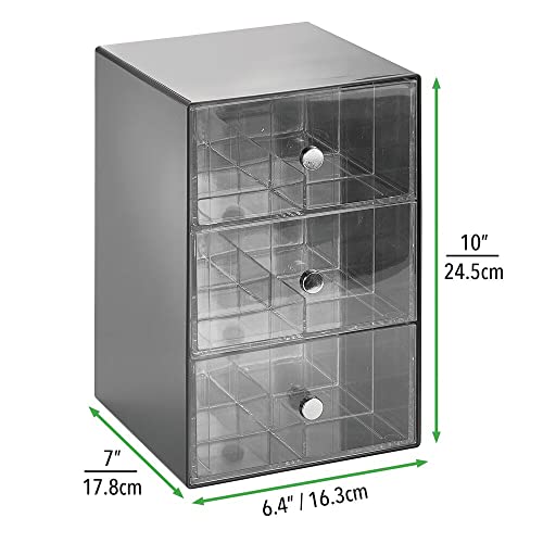 mDesign Plastic Wide Kitchen Pantry, Countertop Organizer