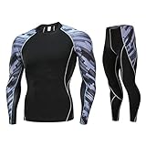 Men's Sports Running Set Shirt + Pants Skin-Tight