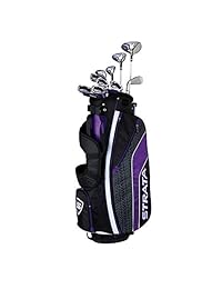 away Strata Ultimate - Juego completo de golf para mujer (16 piezas, mano derecha)