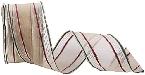 Toyandona Wired Ribbon Personalized Gift Wrapping Ribbon Baking Packaging Rope String For Diy Crafts Wedding Birthday Party Gifts 1 Roll Red Green Buy Online At Best Price In Uae Amazon Ae