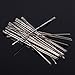 1 mm Coated Lapidary Drill Hole Needle Solid Bits for Jewelry Agate 20Pcs