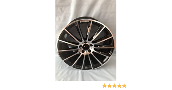 Amazon Com Llantas De Estilo Amg De 20 Pulgadas Color Negro Multiradios Para Mercedes Benz S450 S500 S550 S63 Automotriz