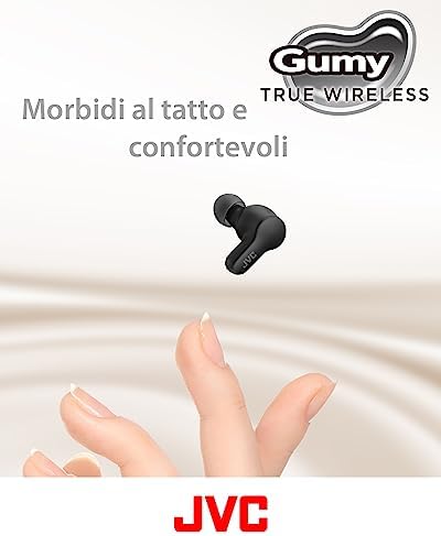 , Cuffie Bluetooth True Wireless HA-Z77T, Bluetooth 5.3, Resistenti agli Schizzi, Design Ergonomico, Cuffie Wireless con Batteria Fino a 24 ore, Ricarica Rapida, 3 Sound Mode Disponibili, Black