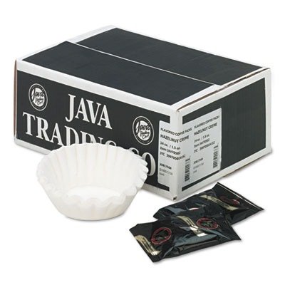 Java Trading Co 705024 Coffee Portion Packs, 15Oz Packs, Hazelnut Crhme, 24Carton
