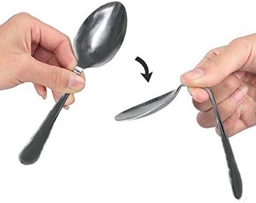 マジック 曲がるスプーン ステンレス 手品 ドッキリ スプーン曲げ 宴会芸 かくし芸 びっくり おもしろ 簡単 余興 忘年会