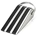 Stainless Steel Designer Door Wedge with Non-Skid Rubber Threads and Metal Handle - Easily Wedges Door Gaps up to 1.2 Inches