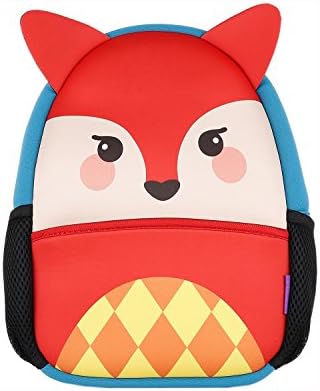 Neoprene Lunch Bags Backpack for Kids Insulated Fresh and Fit, Fox