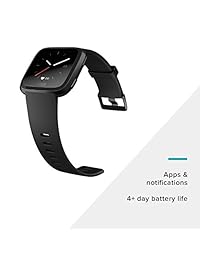 Reloj inteligente Fitbit Versa, talla única (incluye correas S y L)