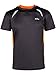 Men's Polyester Dry Fit Moisture Wicking Short-Sleeve Athletic T-Shirts