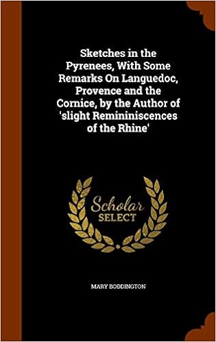 Sketches in the Pyrenees, with Some Remarks on Languedoc, Provence and the Cornice, by the Author of 'slight Remininiscences of the Rhine'