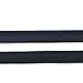 Black, White Hook and Eye Tape Trim(3YD,5YD/Pack) (Black) (Black, 3YD)
