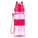 ZCForest BPA-Free Kids Water Bottles 300ML with Suction Tube Kids Straw Water Cup BPA-Free Water Bottles--pink
