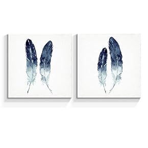 Beautiful Features Painting Artwork for Home Framed x 2 Panels