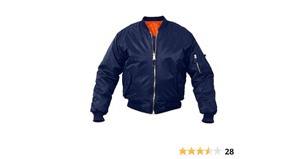 Amazon.com: Air Force MA-1 - Chaqueta de vuelo (azul marino, talla grande)  : Ropa, Zapatos y Joyería