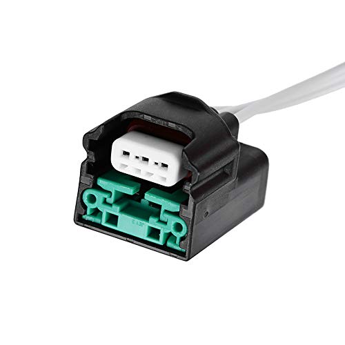 DSparts Replaces Camshaft Position Sensor Connector Plug harness for Nissan Infiniti VQ35DE 3.5L V6 engines (Black-Green)