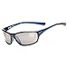 Nike EV0603-444 Rabid Sunglasses (One Size), Crystal Midnight Navy Blue/Photo Blue, Grey with Silver Flash Lens