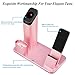 Apple Watch Stand,GUANCHI Aluminum 4 in 1 Apple Watch iPhone AirPods Charger Stand Dock Station for Apple Watch 3/2/1/ AirPods/iPhone X/8/8Plus/7 Plus /6S /6S Plus/iPad- Rose Gold