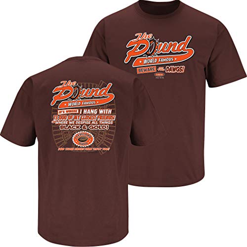 Smack Apparel Cleveland Football Fans. The Pound Brown T-Shirt (S-5x)