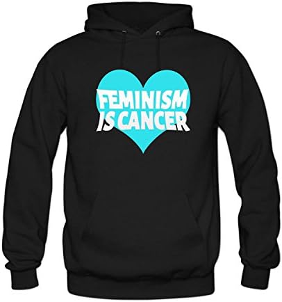 SYBING Women's Feminism is Cancer Long Sleeve Hoodie