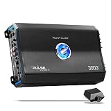 Planet Audio PL3000.1D Class D Car Amplifier - 3000 Watts, 1 Ohm Stable, Digital, Monoblock, Mosfet Power Supply, Great for Subwoofers