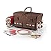 Picnic Time Pioneer Original Design Picnic Basket with Deluxe Service for Two, Moka Collection