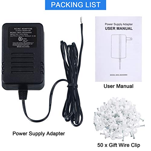 Transformer for Ring Doorbell Power Supply Adapter Cable Compatible