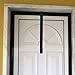Super Z Outlet Black Metal Home Over The Door Wreath Hanger for Bathroom, Bedroom, Coats, Towels (12