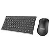 Arteck 2.4G Wireless Keyboard and Mouse Combo QWERTY UK Layout Compact Stainless Full Size Keyboard and Ergonomic Mouse…