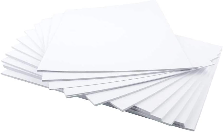 a4 250gsm white card