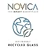 NOVICA Artisan Crafted Recycled Hand Blown Glass Water Glasses, Multicolor, 14 Oz, 'Confetti' (Set Of 6)