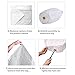 Chinese Lanterns & Sky Lanterns (5-Pack) + Marker Pen ECO Friendly 100% Biodegradable - Beautiful Lantern for White for Weddings, Birthdays, Memorials and Much More by Smeiker