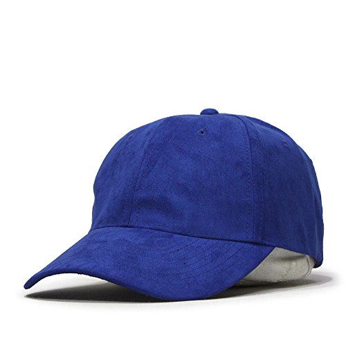 Suede Low Profile Adjustable Baseball Cap (Royal)