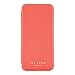 Official TED BAKER® SS16 iPhone 6/6S Case - Luxury Folio Case / Cover in Coral for Professional Women with Built-In Interior Mirror for the Apple iPhone 6 and iPhone 6S - SHANNON - Coral / Rose Gold