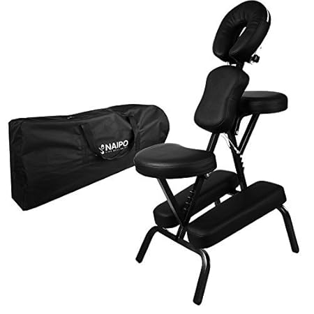 Naipo Massagestuhl Tattoostuhl Massagestühle zusammenklappbarer transportabler inkl. Tasche belastbar bis 300 kg