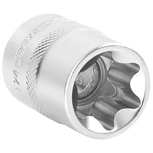 OEMTOOLS 22811 E20 External Star Socket, 1/2 Inch Drive Heat