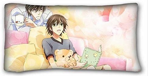 Generic Personalized ( Anime Junjou Romantica ) Pillow Cushion Case Cover One Sides Printed 20x36 Inches suitable for King-bed PC-Orange-28759
