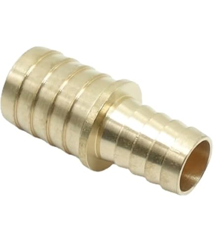 Uxcell 8mm To 4mm Brass Barb Fitting Reducer - Straight Hose Connector Adapter
