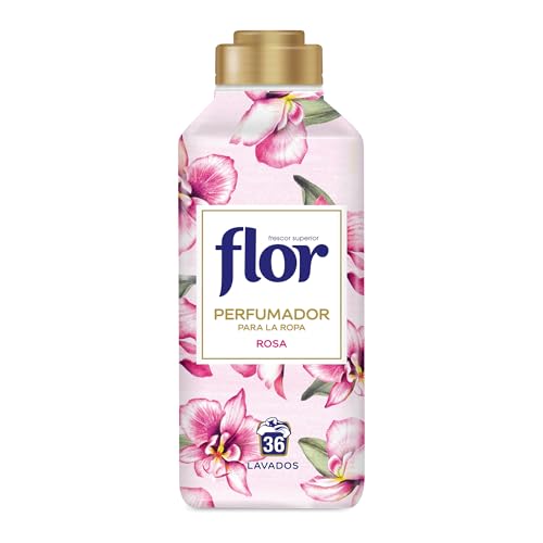 Perfumador para la Ropa con fragancia floral Rosa, hasta 36 dosis, 720ml, 1 Unidad (Paquete de 1)