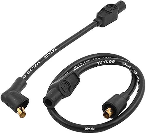 Amazon Sumax 8mm プラグコード 80年 98年 Flt 86年 03年 Xl 黒 109729 77033 バイク電装用プラグコード 車 バイク