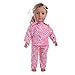 WensLTD Cute Design Pajamas Clothes Set for 18 inch Our Generation American Girl Doll (B)