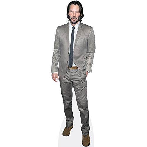 Keanu Reeves (Grey Suit) Life Size Cutout - Thumbnail 6