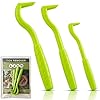 HouChanges 3Pcs Tick Remover Tool,Painlessly Tick for Dogs Cats and Humans Pets Green