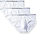Emporio Armani Men's 3-Pack White Cotton Briefs, Small
