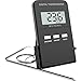 iCooker Meat Thermometer [Stainless Steel Probe] Professional Digital Cooking Thermometer for Food, BBQ / Barbeque Grill, Kitchen & Oven Smoker - Best Instant Reader [LCD Digital Timer] Pack Of 1