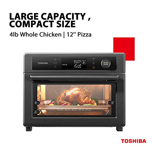 TOSHIBA Air Fryer Toaster Oven Combo, 13in1 Countertop Convection